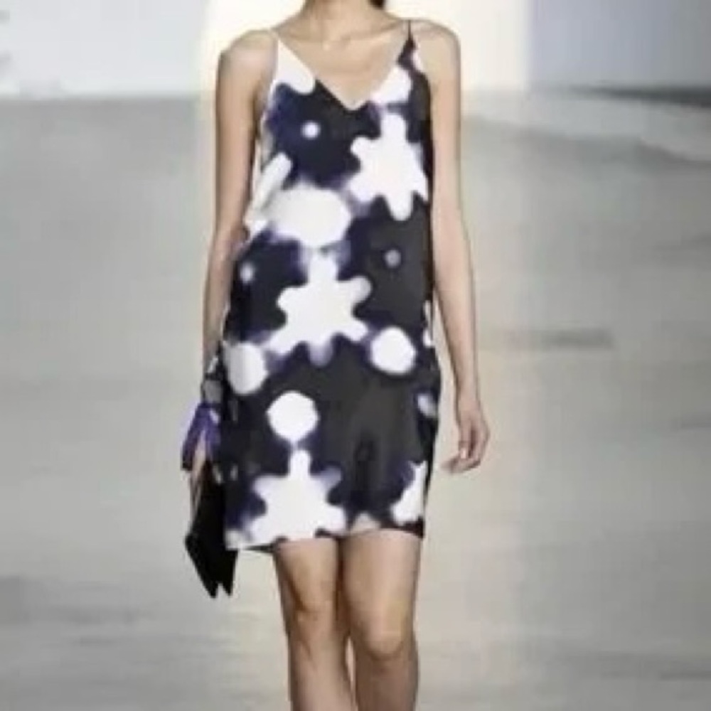3.1 Phillip Lim 100% Silk Runway Backless Slip Dress Small Silk Mini Dress